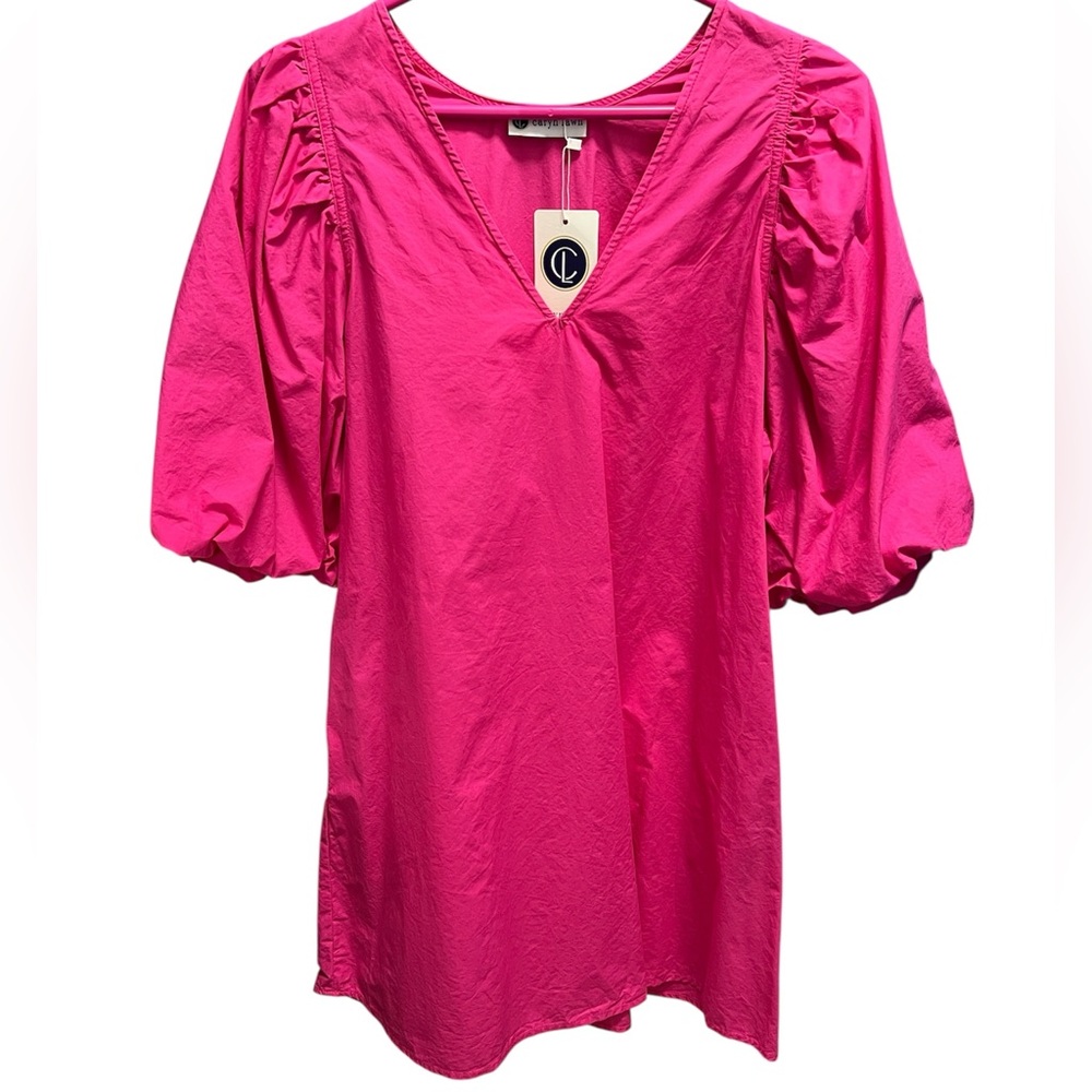 NWT Caryn Lawn Lila Poplin Cotton Dress - Pink